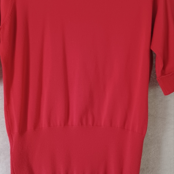 Maurices Women's Size Large Rayon Red 3/4 Sleeve Cardigan Very Soft. - Picture 5 of 12